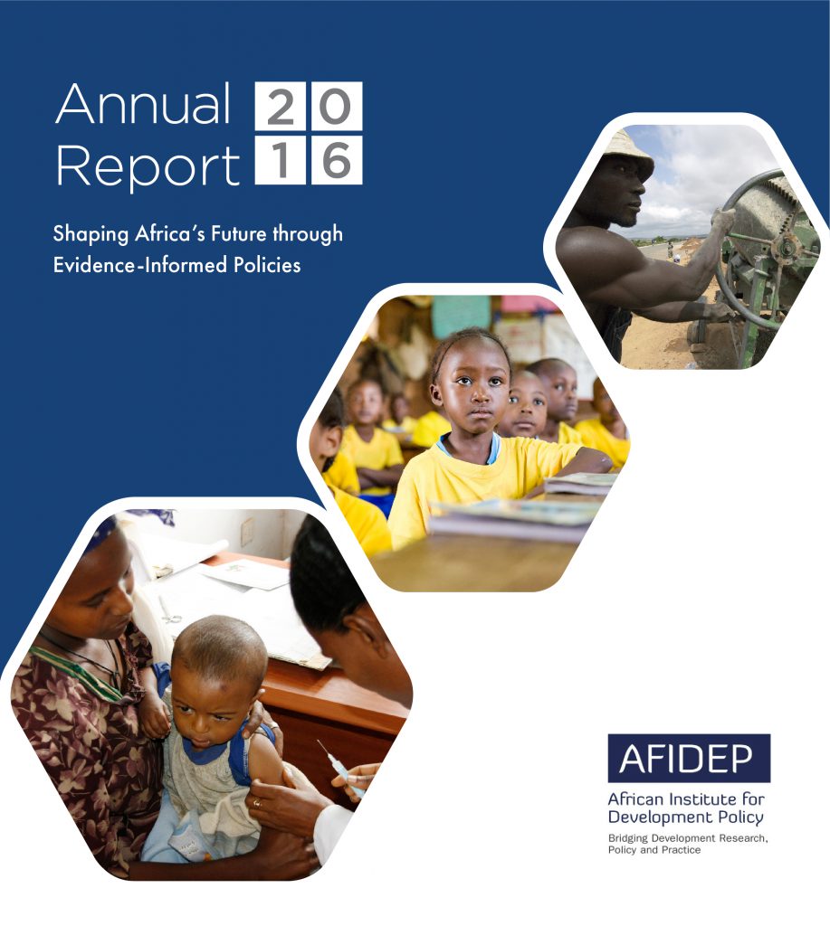 Annual Report 2016 - African Institute for Development Policy - AFIDEP