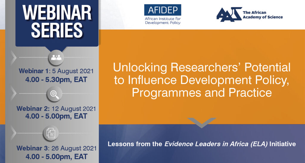 Webinar Series to Share Outcomes and Lessons of the Evidence Leaders in ...