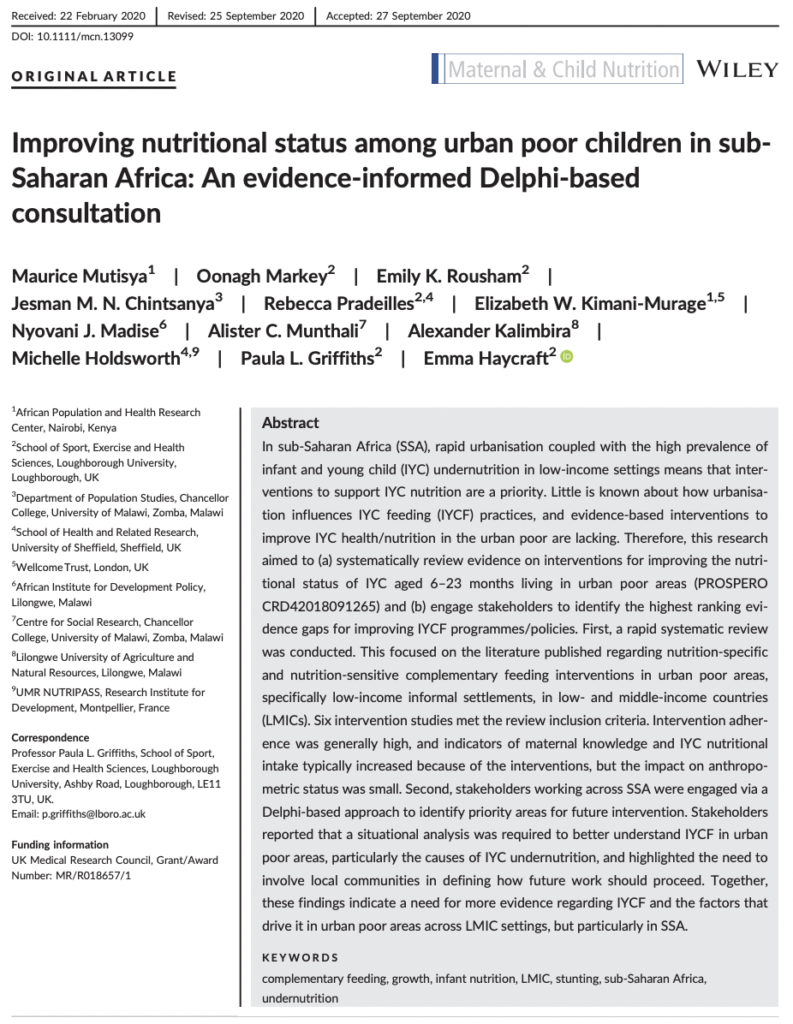 improving-nutritional-status-among-urban-poor-children-in-subsaharan