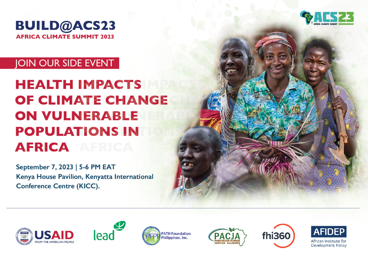 USAID-funded BUILD Project to host a climate change-health nexus side ...